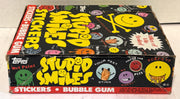 1989 Topps Stupid Smiles Stickers Full Sticker Card Box 48 Sealed Packs - TvMovieCards.com