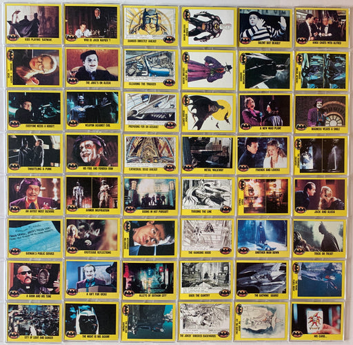 Batman Movie Series 2 Vintage Base Card Set 132 Cards 133-264 Topps 1989 - TvMovieCards.com