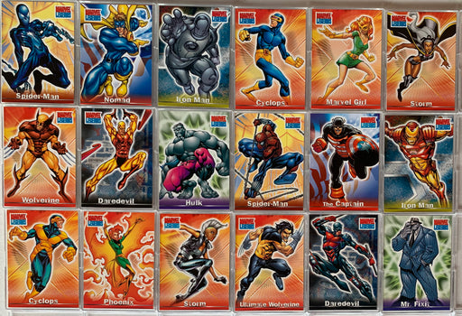 Marvel Legends Costume Change A & B Chase Card Set 18 Cards Topps 2001   - TvMovieCards.com