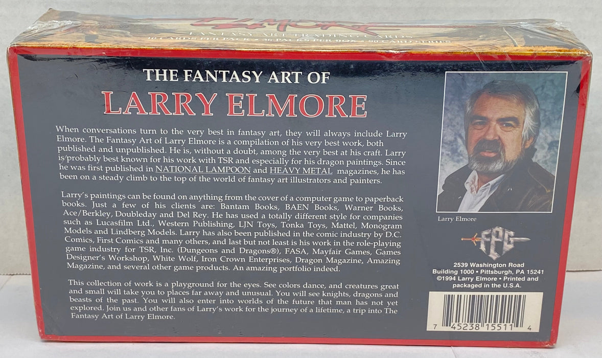 Elmore The Fantasy Art of Larry Elmore Card Box 36 Packs FPG 1994   - TvMovieCards.com