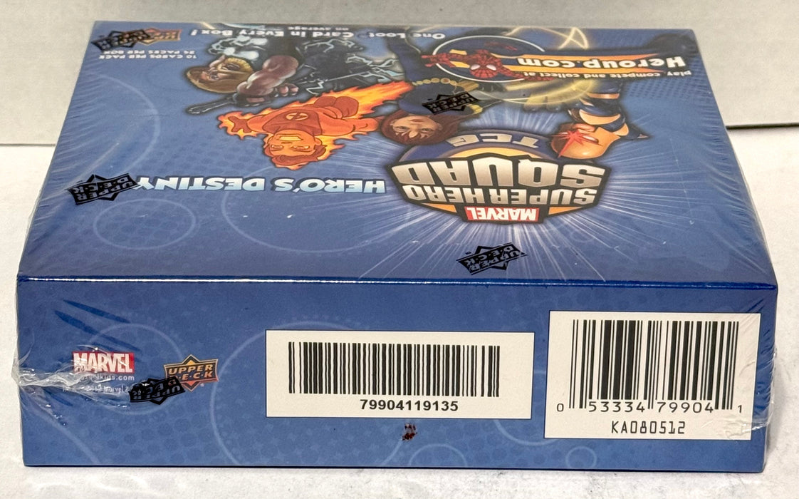 2012 Marvel Super Hero Squad Hero's Destiny TCG Booster Box Upper Deck Sealed - TvMovieCards.com