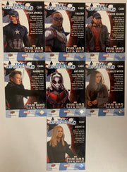 Captain America Civil War Team Captain Chase Card Set 7 Cards CAB-1 - CAB-7 UD - TvMovieCards.com