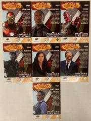 Captain America Civil War Team Iron Man Chase Card Set 7 Cards IMB-1 - IMB-7 UD - TvMovieCards.com