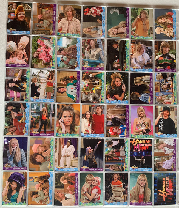 Hannah Montana TV Show Series 1 Base Trading Card Set (90) Topps 2008   - TvMovieCards.com