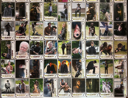 Walking Dead Season 4 Part 1 Gold Foil Parallel Complete Base Trading Card Set o - TvMovieCards.com