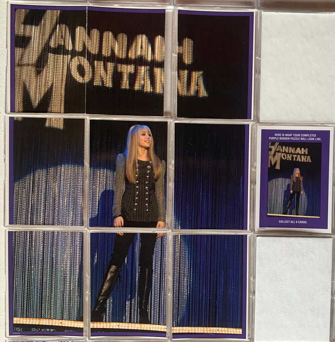 Hannah Montana TV Show Series 1 Puzzle Stickers Chase Card Set (10) Topps 2008   - TvMovieCards.com