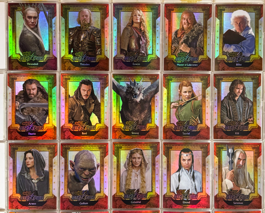 Str Red Card 2022 CZX Middle Earth Red STR PWR Complete Trading Card Set S1-S25 ...