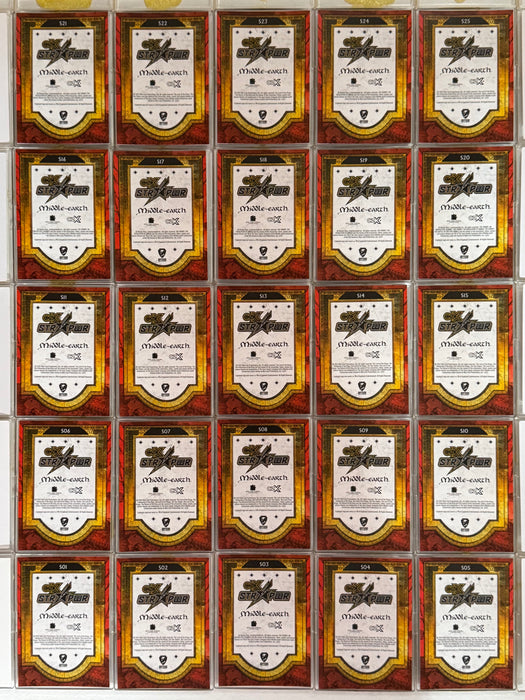 2022 CZX Middle Earth Red STR PWR Complete Trading Card Set S1-S25 - TvMovieCards.com
