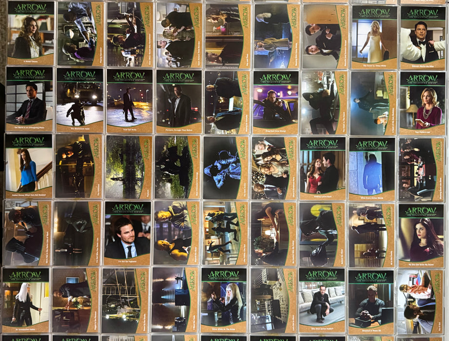 2014 Arrow Season 1 Bronze Parallel Base Trading Card Set 72 Cards - TvMovieCards.com