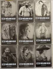 Walking Dead Season 4 Part 1 Silver Foil Character Bios Chase Card Set C01-C09 - TvMovieCards.com