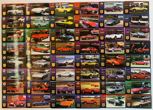 Corvette Heritage Widevision Base Card Set 90 Cards Collect-A-Card 1996   - TvMovieCards.com