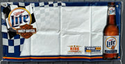 2000 Miller Lite Harley Davidson Motorcycle Racing Event 72" by 36" Banner   - TvMovieCards.com