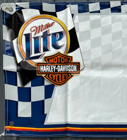 2000 Miller Lite Harley Davidson Motorcycle Racing Event 72" by 36" Banner   - TvMovieCards.com