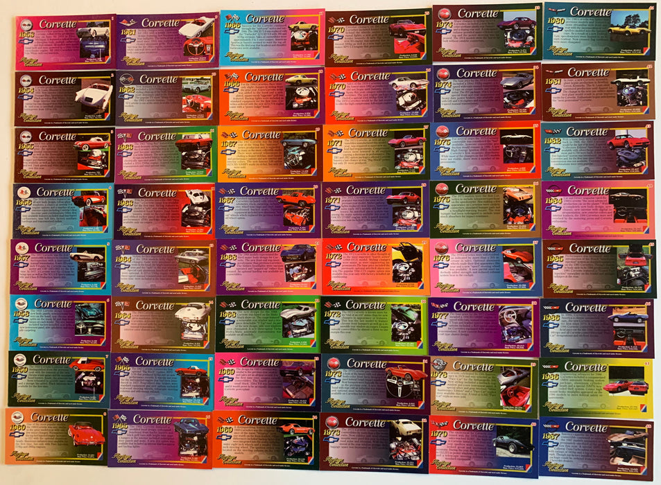 Corvette Heritage Widevision Base Card Set 90 Cards Collect-A-Card 1996   - TvMovieCards.com