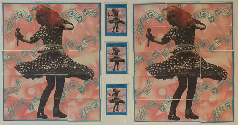 Cyndi Lauper  Puzzle Sticker Card Set of 33 Cards Topps 1985   - TvMovieCards.com
