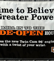 2007 Harley Davidson Dealer Showroom Banner "Twin Cam 96 Engine" 36" x 96"   - TvMovieCards.com