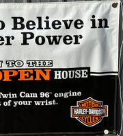 2007 Harley Davidson Dealer Showroom Banner "Twin Cam 96 Engine" 36" x 96"   - TvMovieCards.com