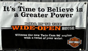 2007 Harley Davidson Dealer Showroom Banner "Twin Cam 96 Engine" 36" x 96"   - TvMovieCards.com