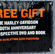 2004 Harley Davidson Dealer Showroom Banner "Captured on Chrome" 36" x 96"   - TvMovieCards.com