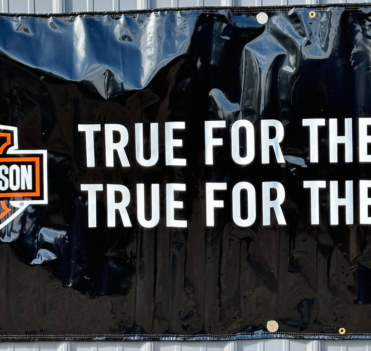 2003 Harley Davidson Dealer Showroom Banner 100th Anniversary 36" x 108"   - TvMovieCards.com