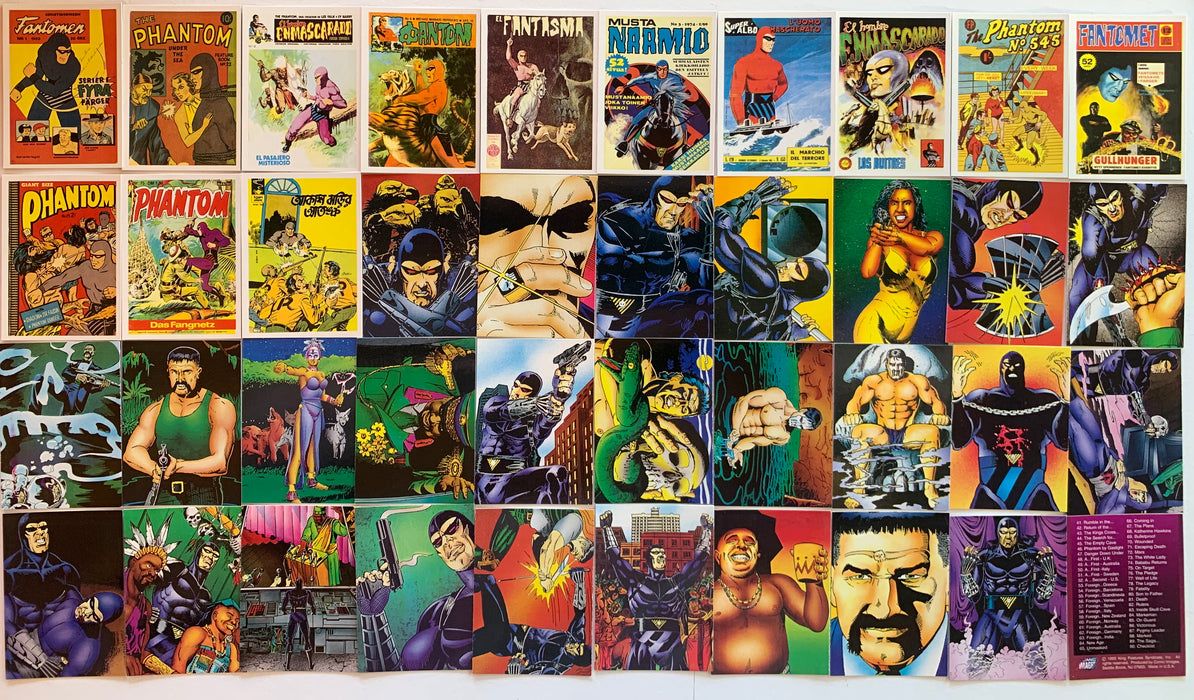 The Phantom Comic Trading Base Card Set of 90 Cards Comic Images 1995   - TvMovieCards.com