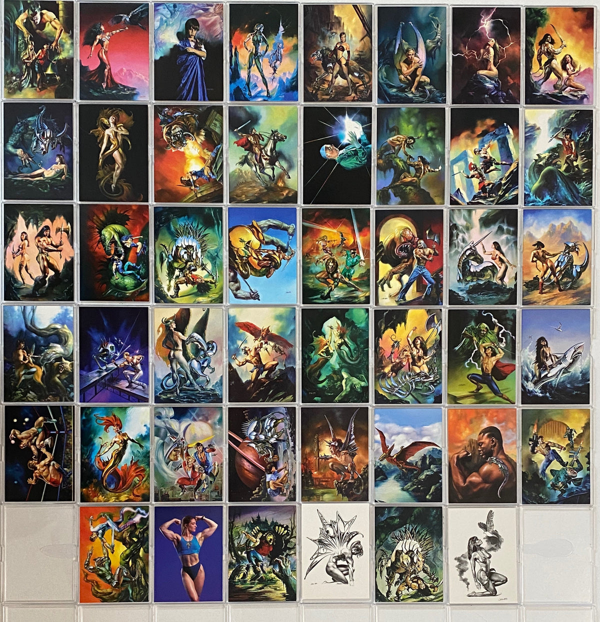 Julie Bell Fantasy Art Base Card Set 46 Cards — TvMovieCards.com