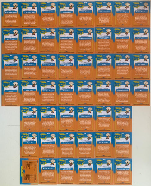 Family Guy Season 3 - 5  Base Card Set 50 Cards Leaf 2011   - TvMovieCards.com