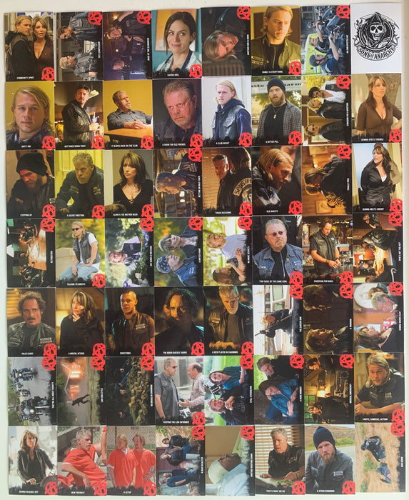 Sons of Anarchy Season 1 - 3 Complete Base Trading Card Set (100) Cryptozoic 2014   - TvMovieCards.com