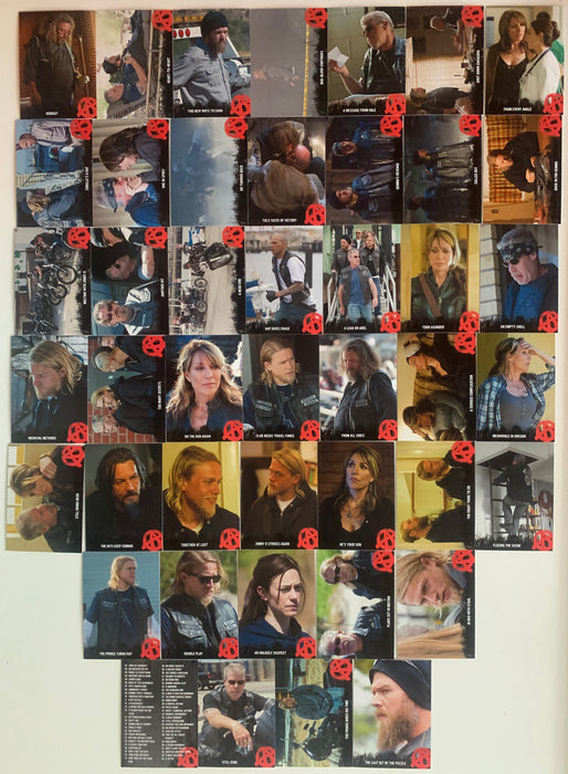 Sons of Anarchy Season 1 - 3 Complete Base Trading Card Set (100) Cryptozoic 2014   - TvMovieCards.com