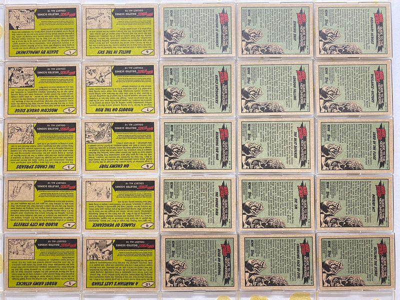2012 Mars Attacks Mini Master Base + Chase Trading Card Sets 80 Cards Topps   - TvMovieCards.com