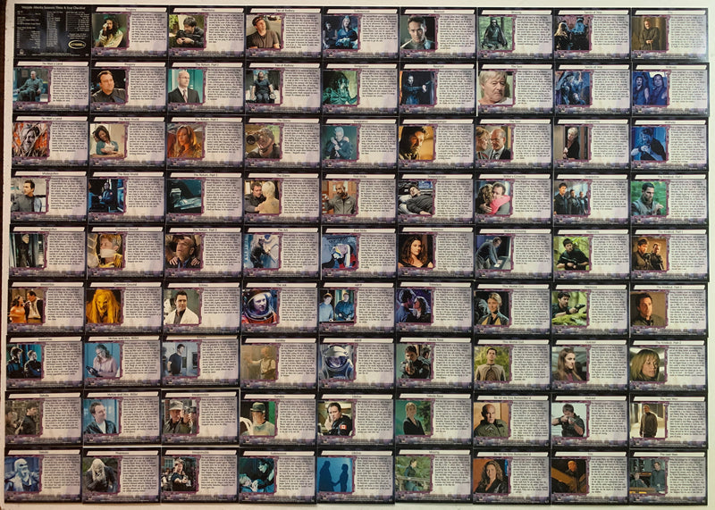 Stargate Atlantis Seasons 3/4 Trading Card Base Set 81 Card Set 2008   - TvMovieCards.com