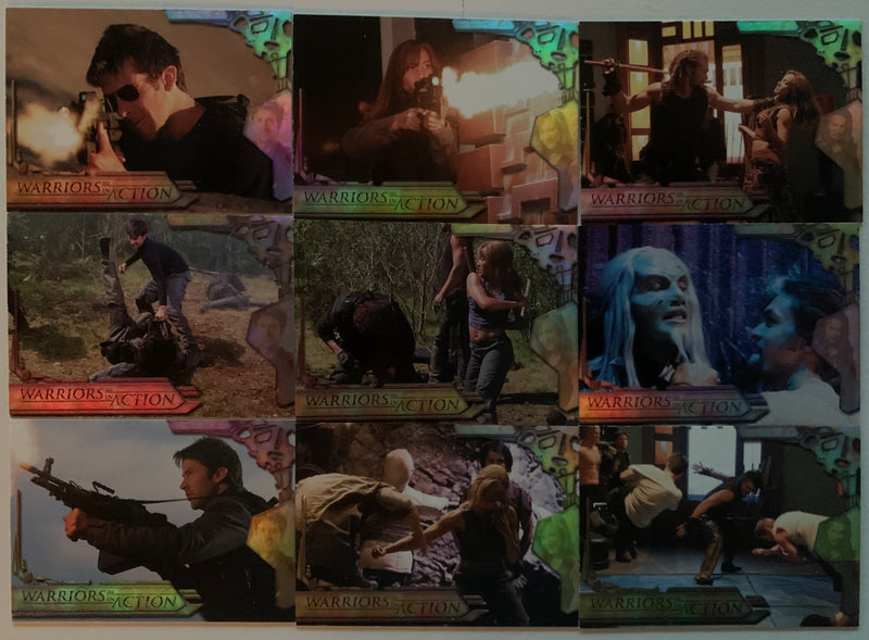 Stargate Atlantis Season 2 Two Warrior In Action Chase Card Set W1 - W9 Rittenho - TvMovieCards.com