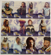 Stargate SG-1 Season Five False Gods Cell Chase Card Set F1 thru F12   - TvMovieCards.com