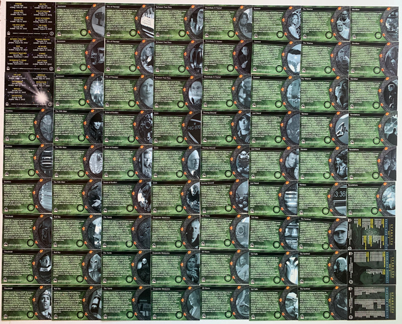 Stargate SG-1 Season Five Base Trading Card Set 72 Cards Rittenhouse   - TvMovieCards.com