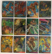 Marvel 1995 Fleer Flair Annual Chromium Chase Card Set 12 Cards   - TvMovieCards.com