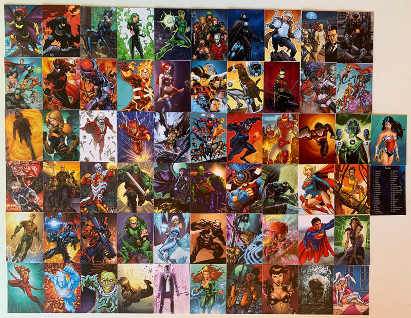 2012 DC Comics The New 52 Base Trading Card Set 62 Cards Cryptozoic   - TvMovieCards.com