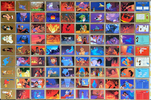 Aladdin Disney Movie Base Trading Card Set 90 Cards Skybox 1993   - TvMovieCards.com