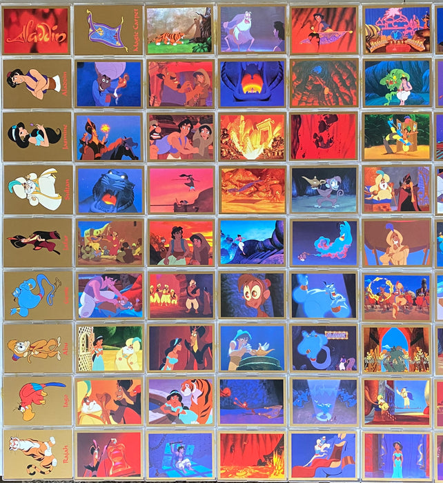 Aladdin Disney Movie Base Trading Card Set 90 Cards Skybox 1993   - TvMovieCards.com