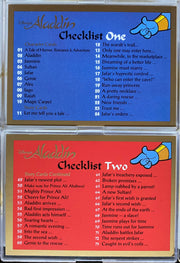 Aladdin Disney Movie Base Trading Card Set 90 Cards Skybox 1993   - TvMovieCards.com