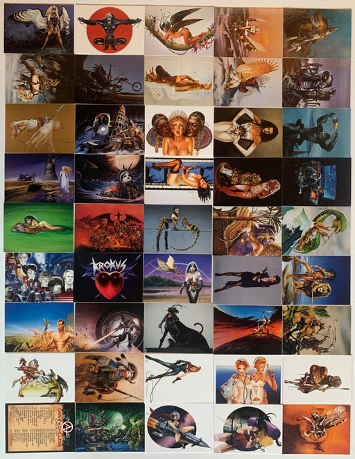 Chris Achilleos Series Two Angels And Amazons Base Card Set 90 Cards FPG 1994   - TvMovieCards.com