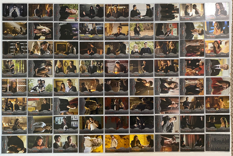 2016 Vampire Diaries Season 4 Silver Foil Parallel Base Trading Card Set 72 Card   - TvMovieCards.com