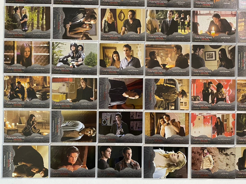 2016 Vampire Diaries Season 4 Silver Foil Parallel Base Trading Card Set 72 Card   - TvMovieCards.com