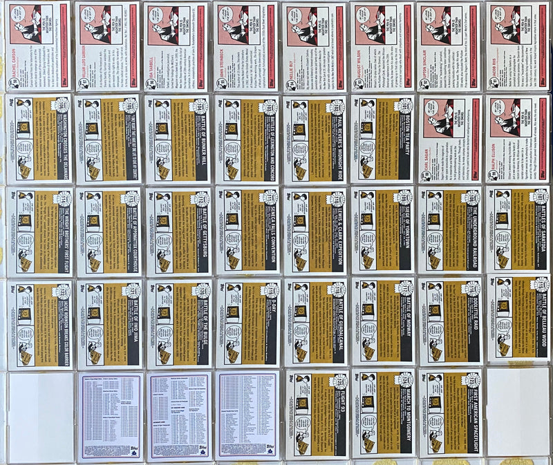 American Heritage Heroes Base Trading Card Set 125 Cards Topps 2009   - TvMovieCards.com