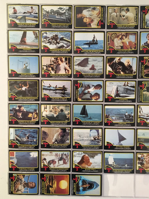 Jaws 2 Movie Vintage Trading Card Set 59 Cards No Stickers 1978 Topps   - TvMovieCards.com