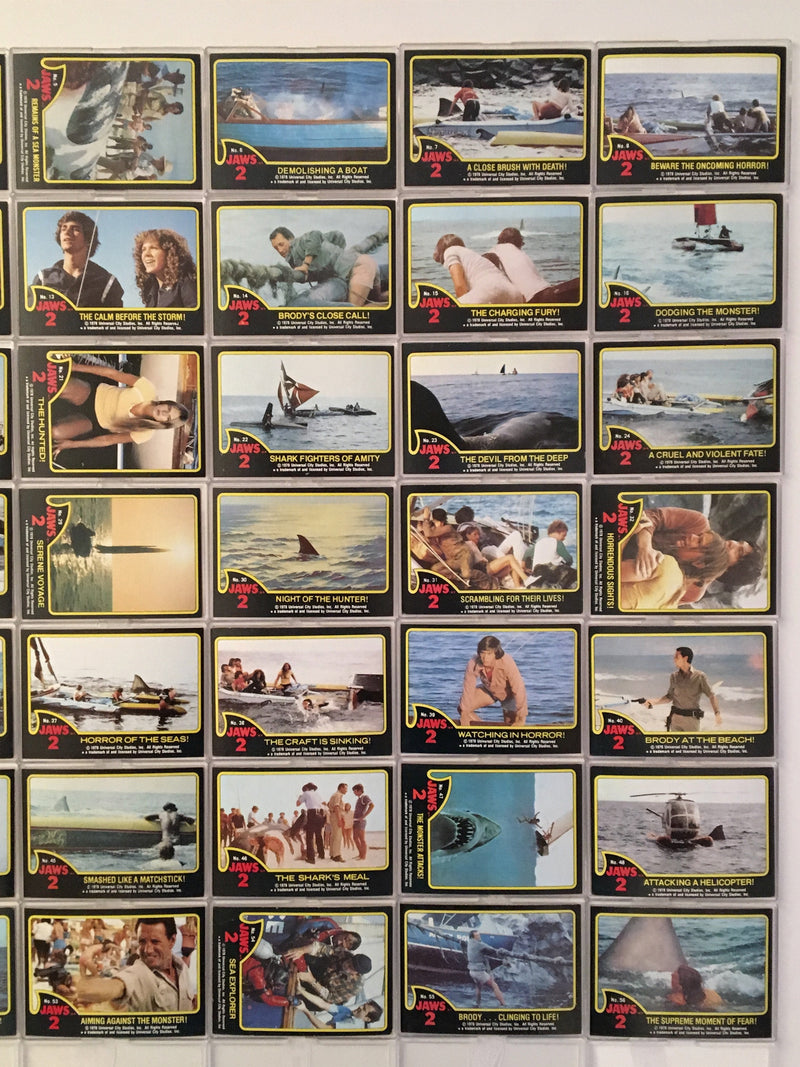Jaws 2 Movie Vintage Trading Card Set 59 Cards No Stickers 1978 Topps   - TvMovieCards.com