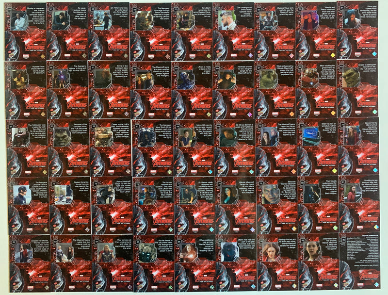 Marvel Avengers Age of Ultron Base Card Set 90 Cards Upper Deck 2015   - TvMovieCards.com