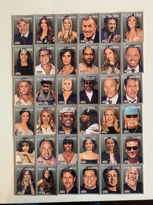 Americana 2015 Base Card Set Movie Stars Famous People 73 Cards Panini 1 -73   - TvMovieCards.com