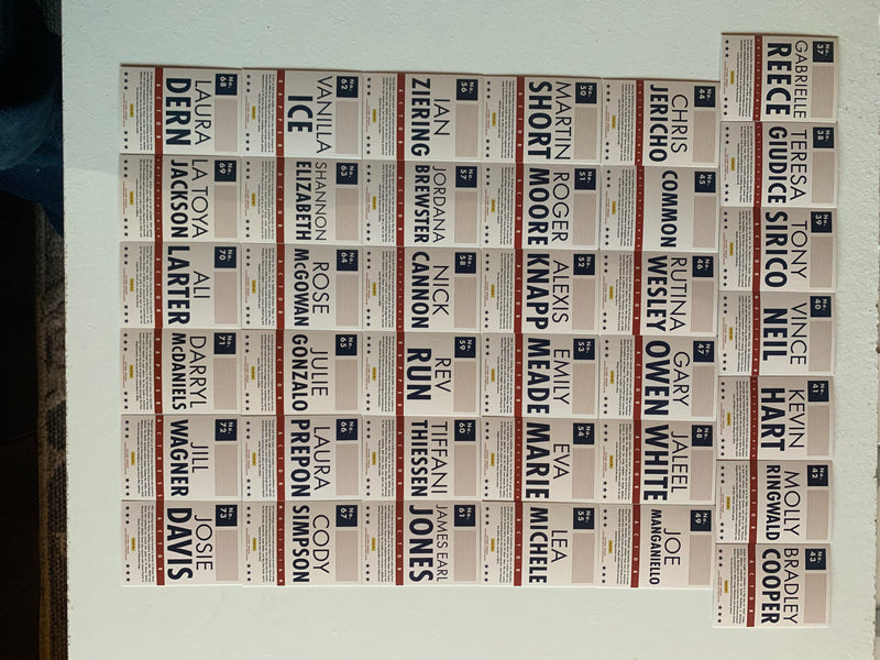 Americana 2015 Base Card Set Movie Stars Famous People 73 Cards Panini 1 -73   - TvMovieCards.com
