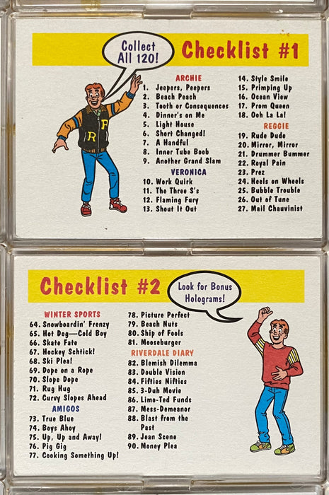 Archie Comic Base Trading Card Set 120 Cards Skybox 1992   - TvMovieCards.com