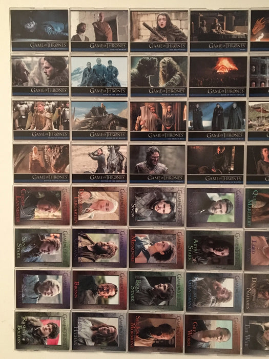Game of Thrones Season 6 Trading Base Card Set of (100) 2017   - TvMovieCards.com